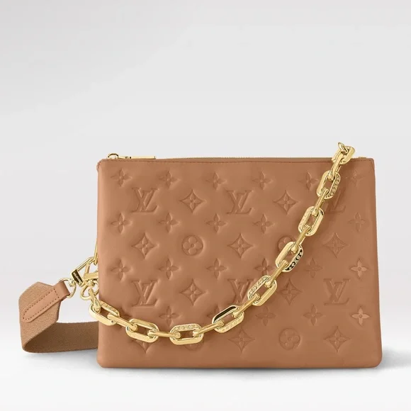 RARE Authentic Louis Vuitton Coussin PM CAMEL in Excellent Condition! - Picture 1 of 16